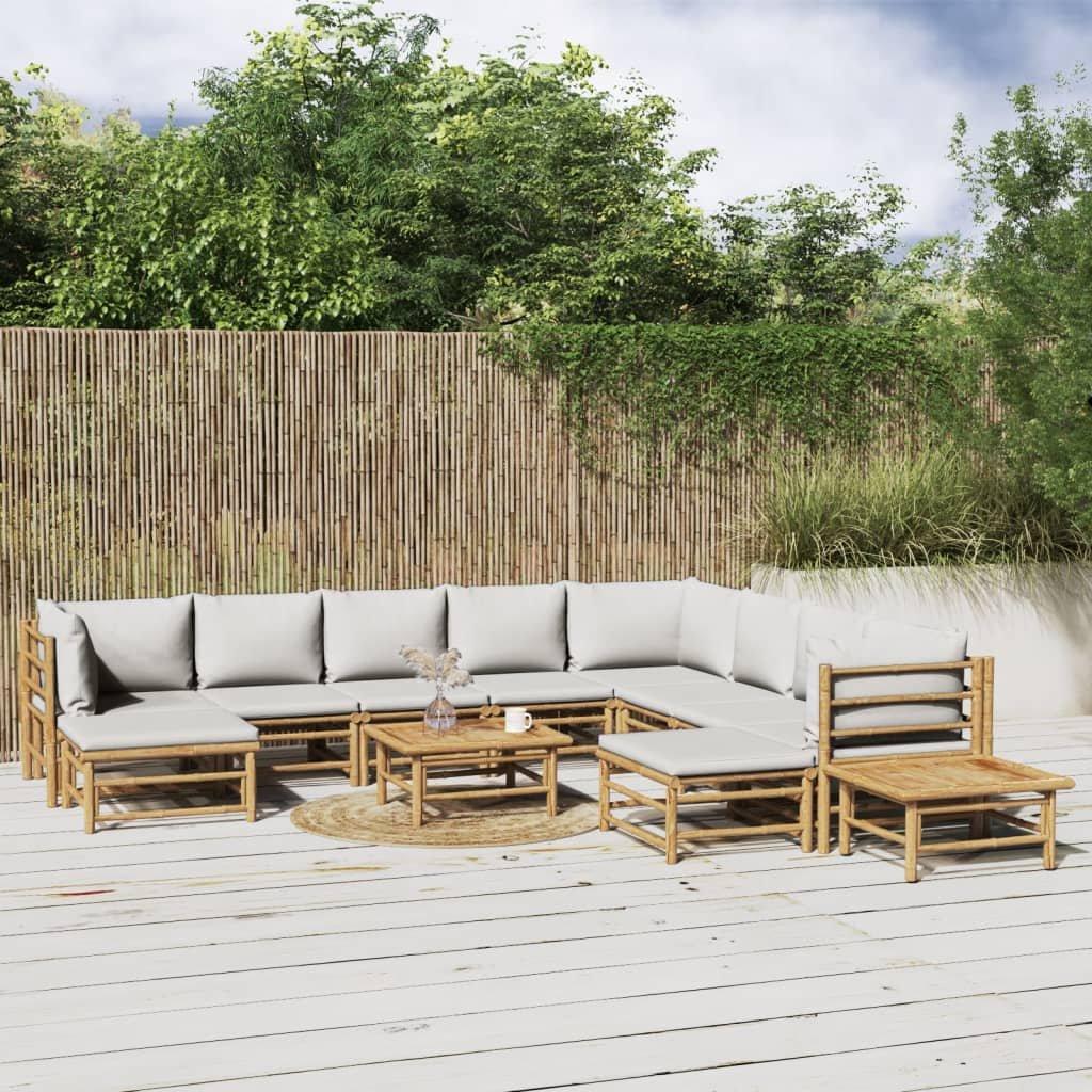 VidaXL Garten lounge set bambus  