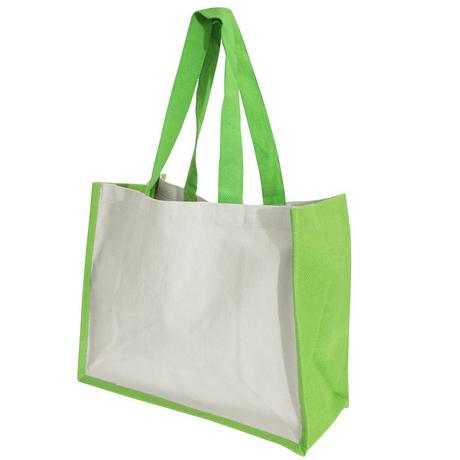 Westford Mill  Printers JuteTasche Shopper Einkaufstasche, 21 Liter (2 StückPackung) 