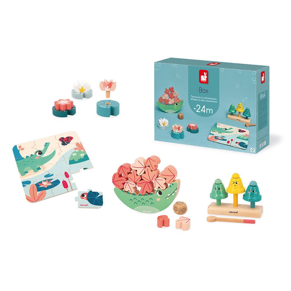 Janod  Box 24 Monate Geschenke-Set 