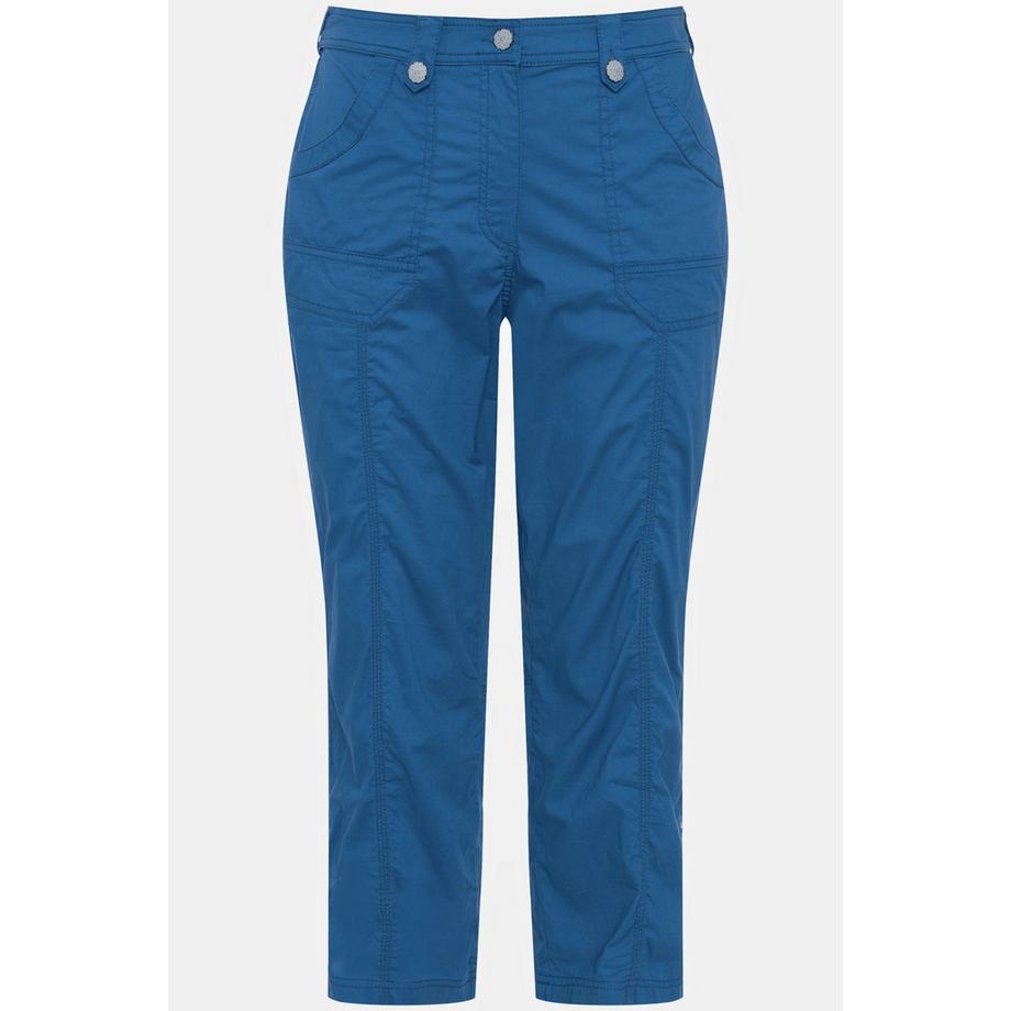 Ulla Popken Pantaloni cargo 7/8 con linguetta arrotolabile Vita comoda  