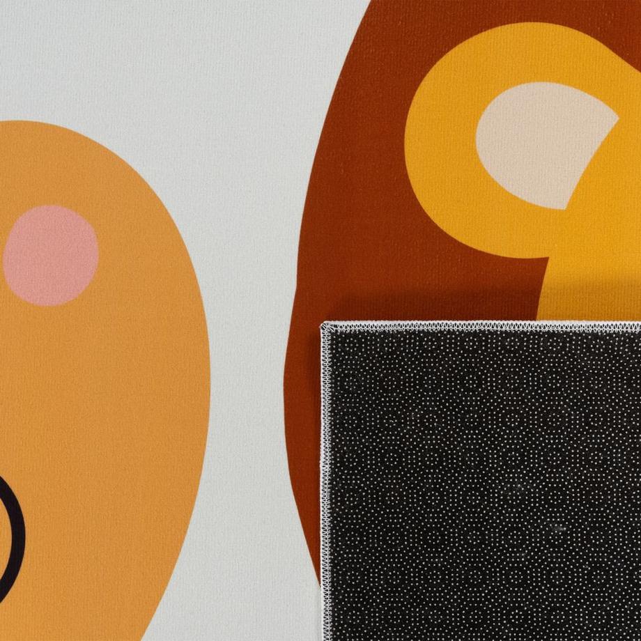 Paco Home Moquette per bambini camera per bambini zoo animali non slip  