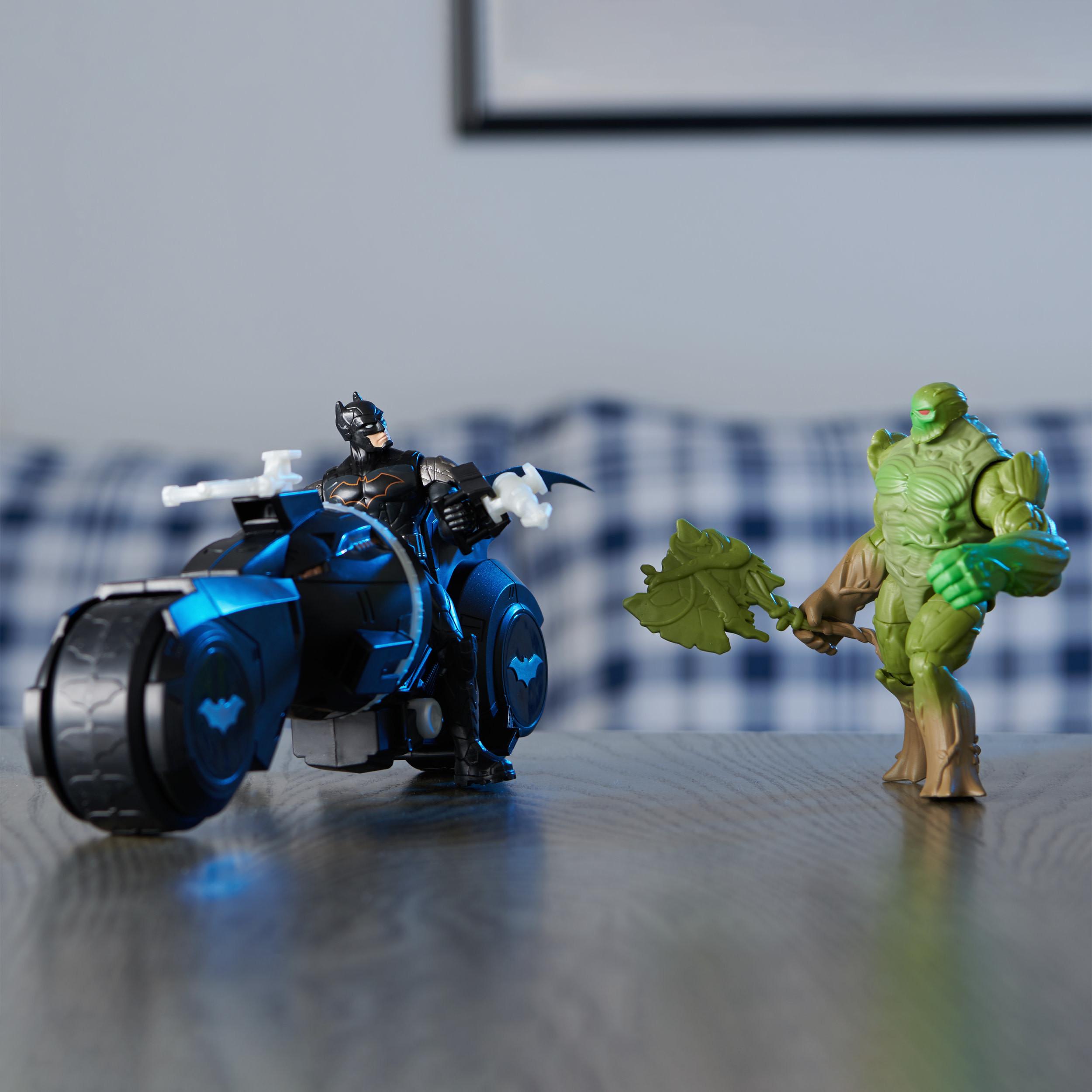 Spin Master  Batman Batman vs. Swamp Thing Armory Attack Batcycle (10cm) 