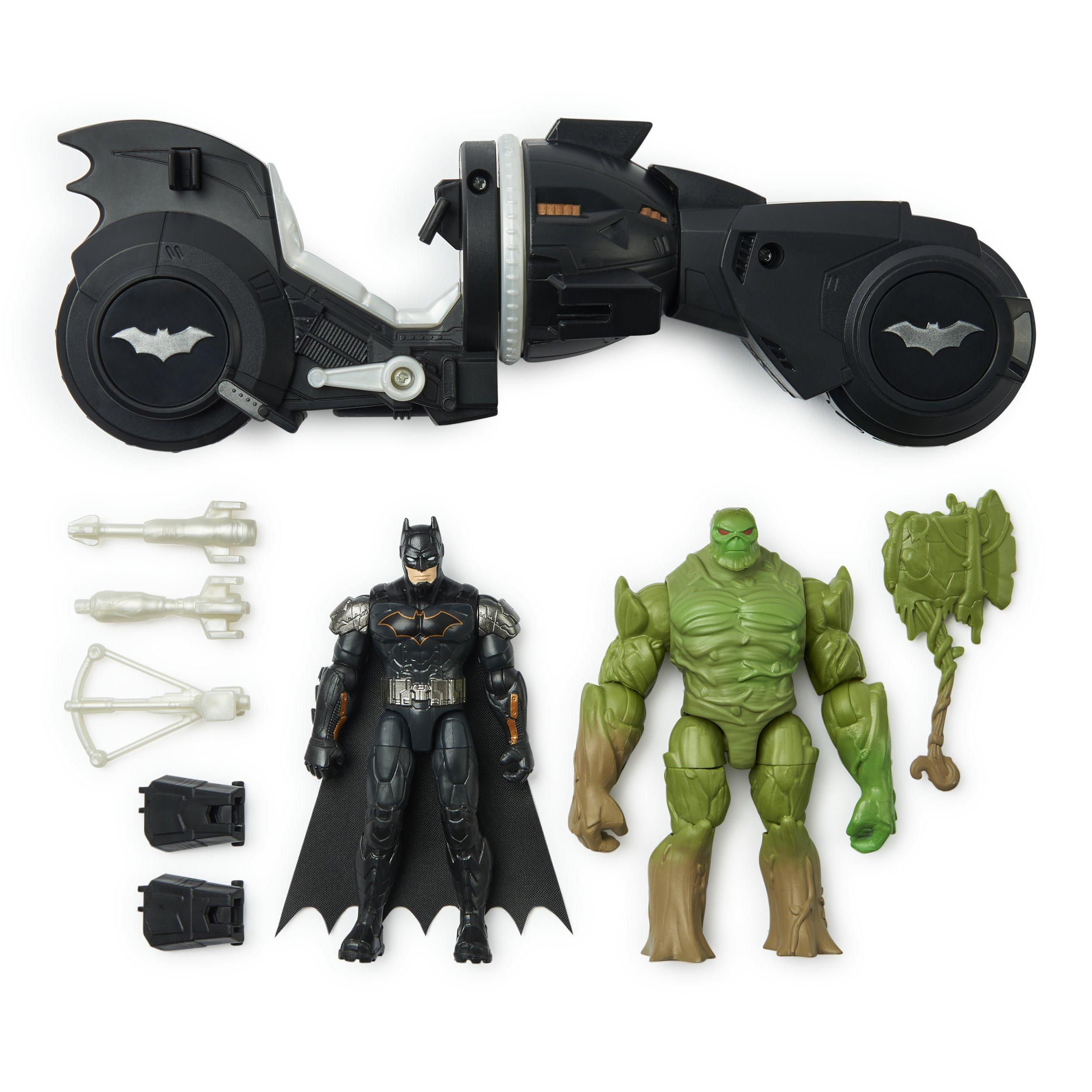 Spin Master  Batman Batman vs. Swamp Thing Armory Attack Batcycle (10cm) 