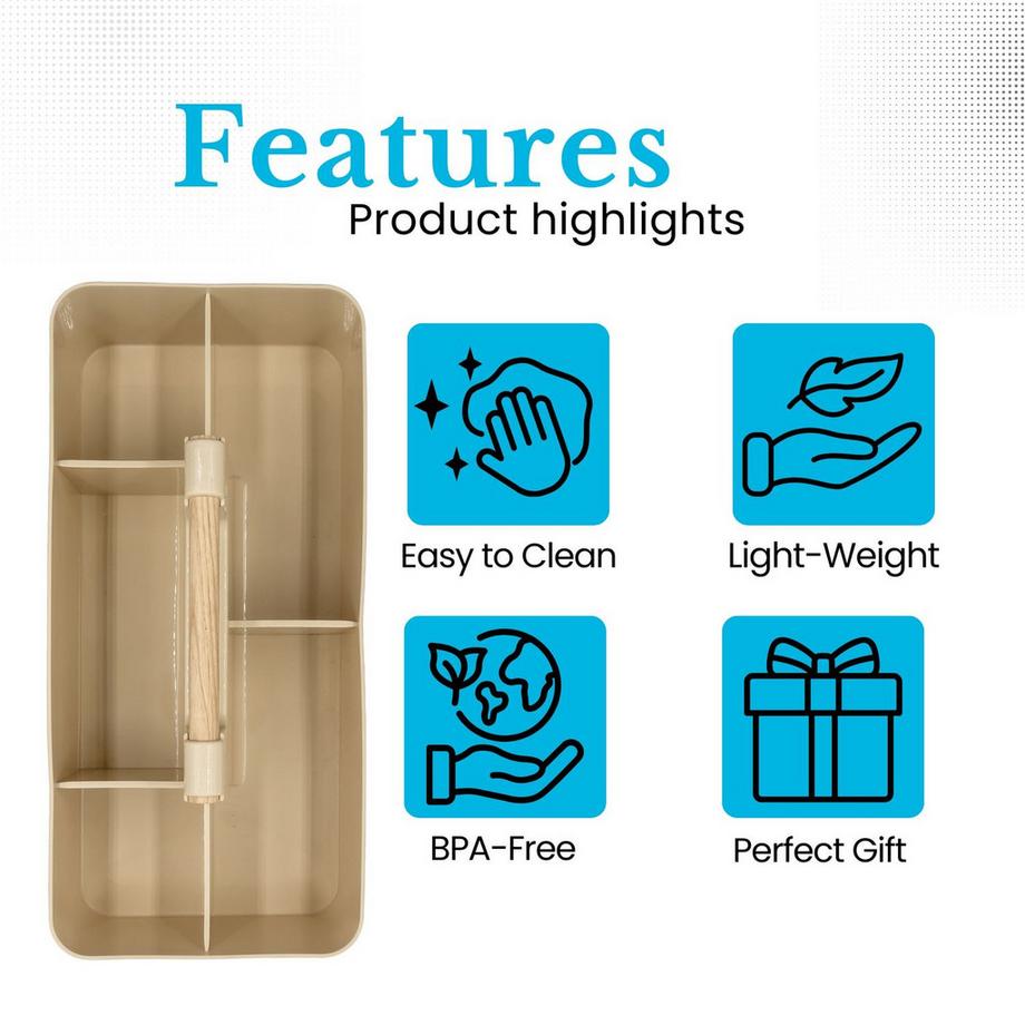 Intirilife Organizer Caddy mit Griff  