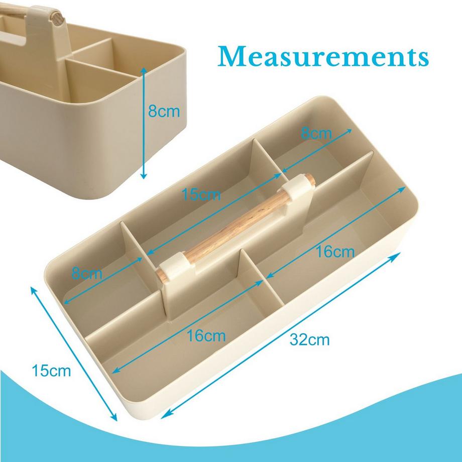 Intirilife Organizer Caddy mit Griff  