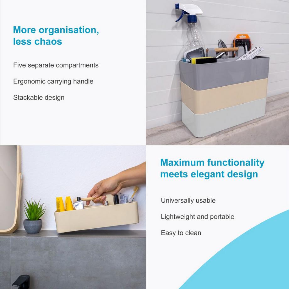 Intirilife Organizer Caddy mit Griff  