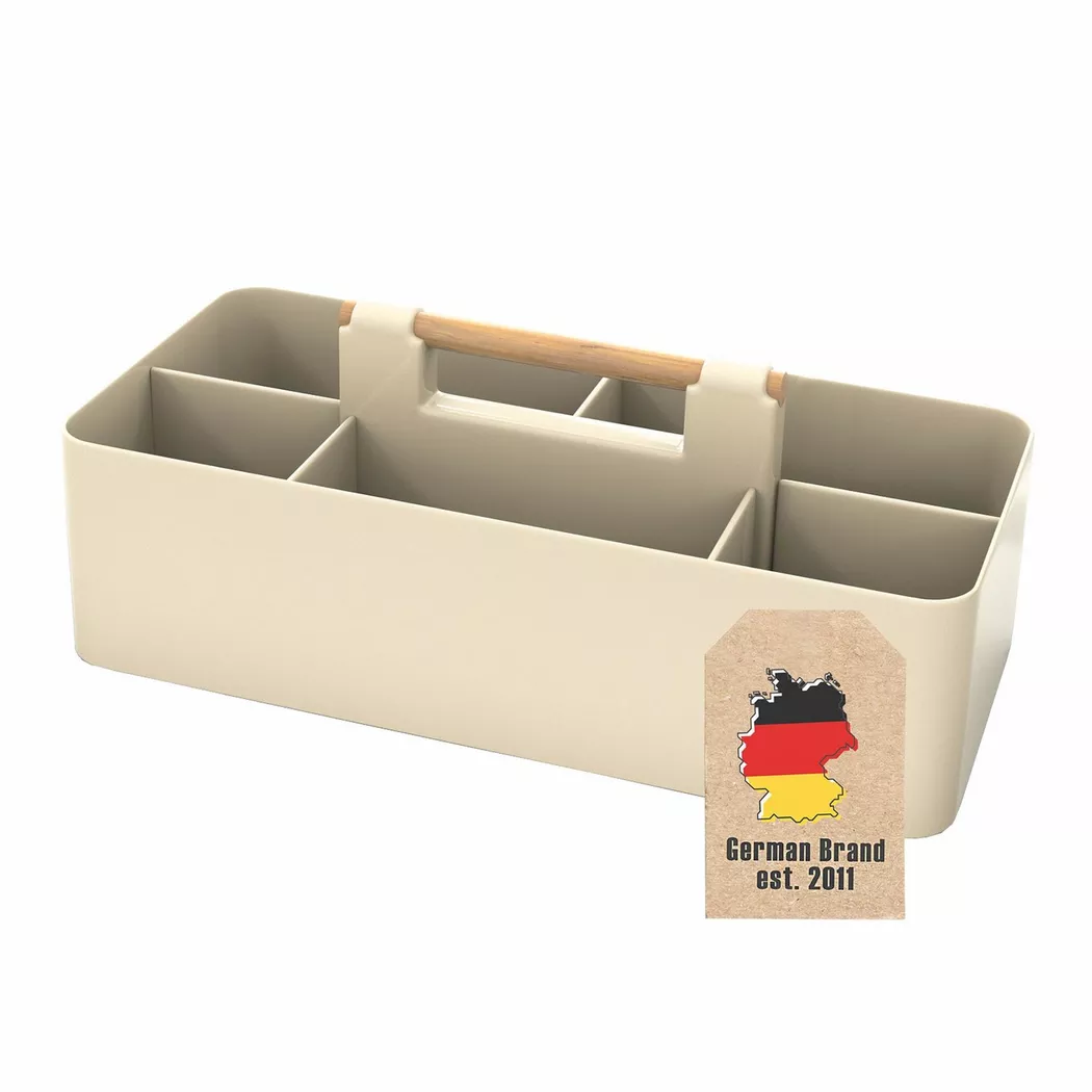 Intirilife - Organizer Caddy mit Griff, One Size, Braun