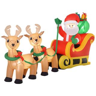 HOMCOM Aufblasbare Weihnachtsdekoration  