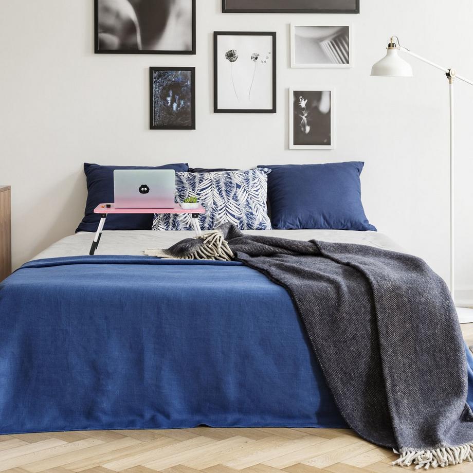 B2X  Table d'ordinateur portable rose 