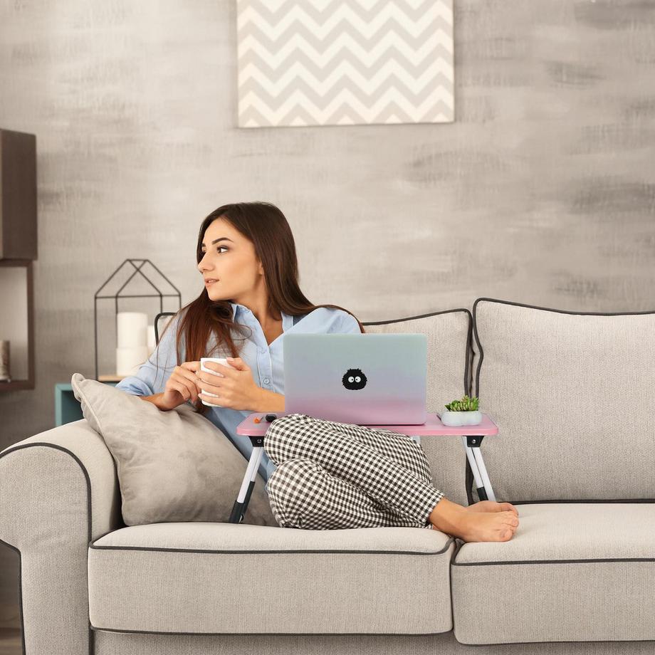 B2X  Table d'ordinateur portable rose 