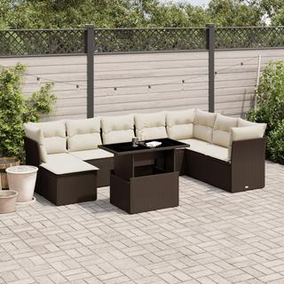 VidaXL Garten sofagarnitur poly-rattan  