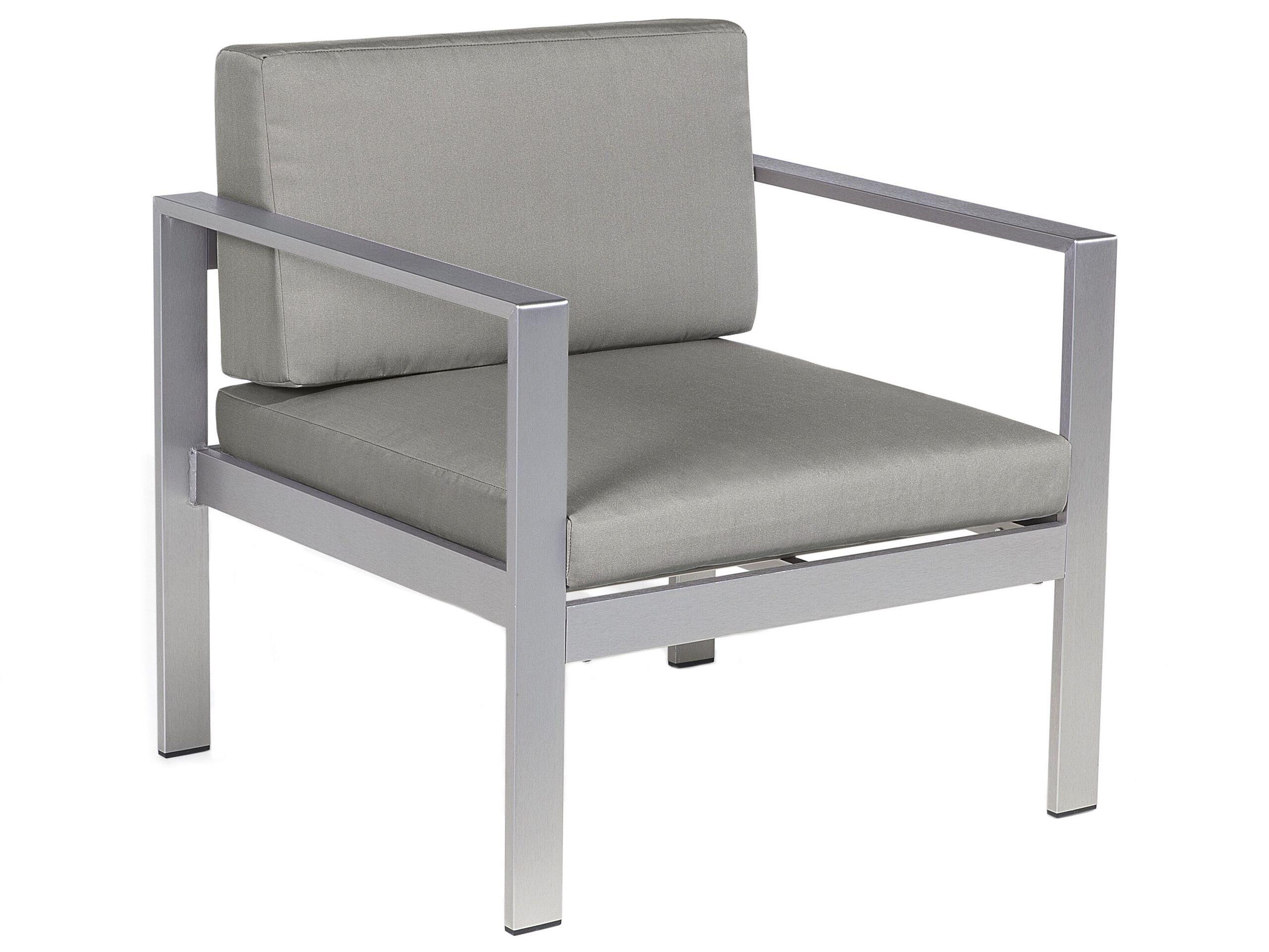 Beliani Chaise de jardin en Aluminium Industriel SALERNO  