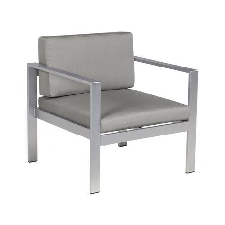 Beliani Chaise de jardin en Aluminium Industriel SALERNO  