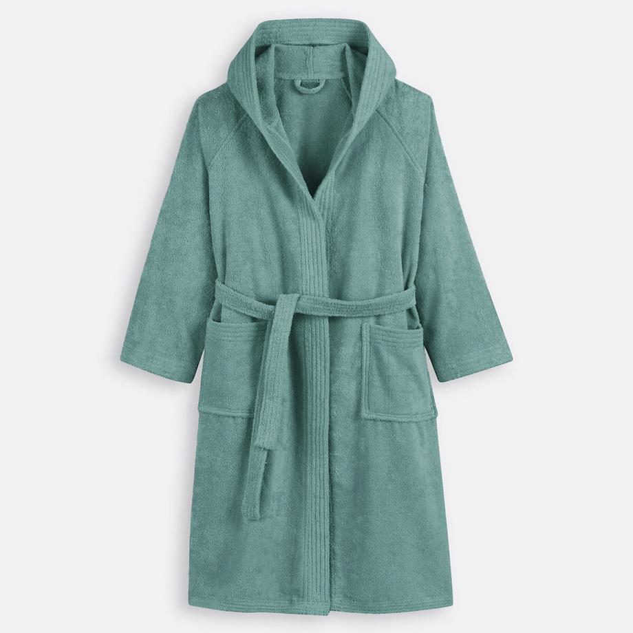 La Redoute Intérieurs Peignoir capuche éponge bouclette 450 gm2  