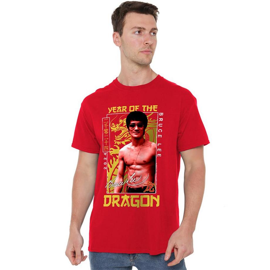 Bruce Lee Framed Year Of The Dragon T-Shirt  
