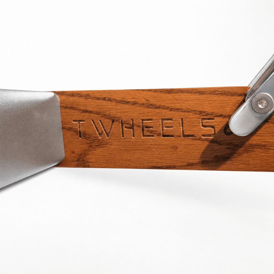 TWHEELS  Banc de musculation réglable en chêne rouge 