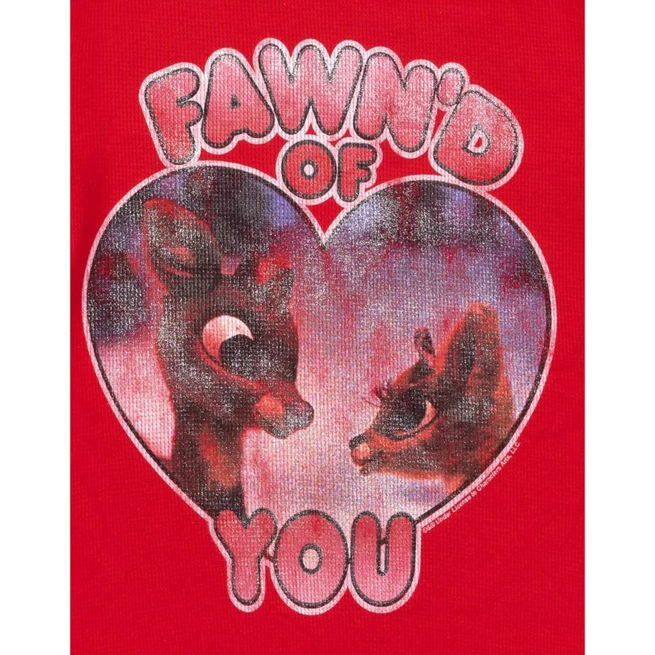 Junk Food T-shirt a maniche lunghe Stampa Fawn'd of You  