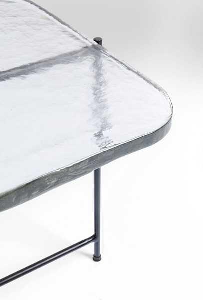 KARE Design Table basse Ice noir 63x46  