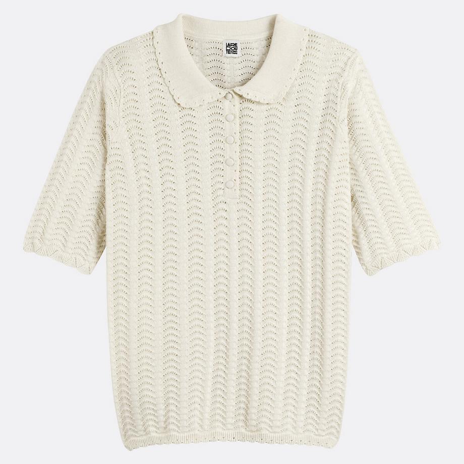 La Redoute Collections Pullover mit Polokragen  