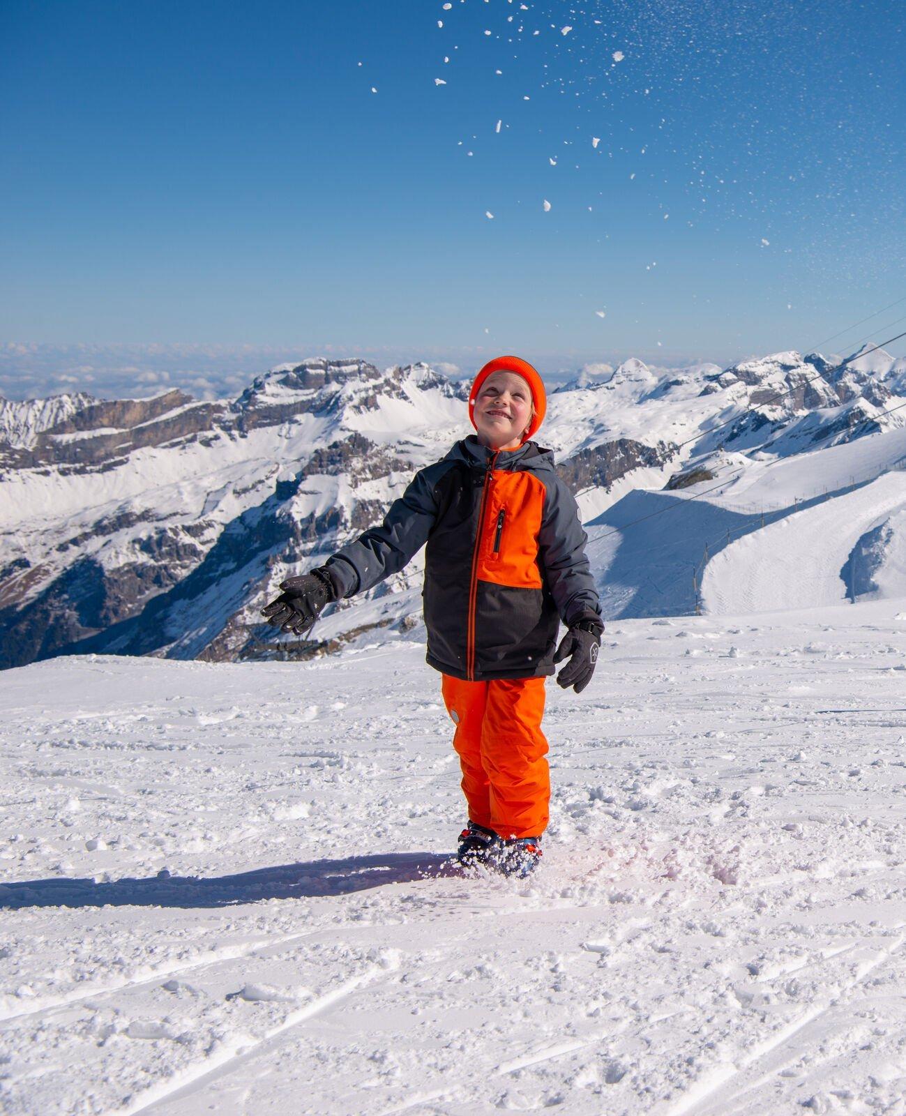 Color Kids  Skihose W/POCKETS Orange 