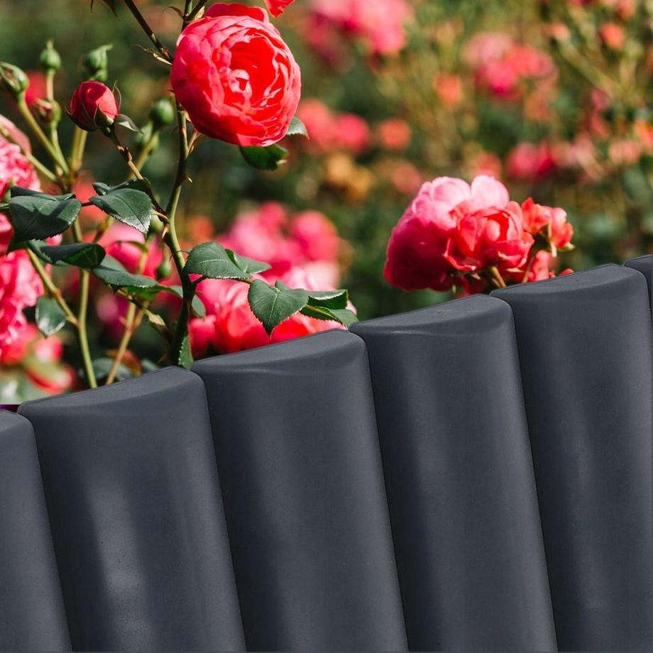 B2X  Bordure de jardin 25 cm pour massifs et massifs de fleurs 