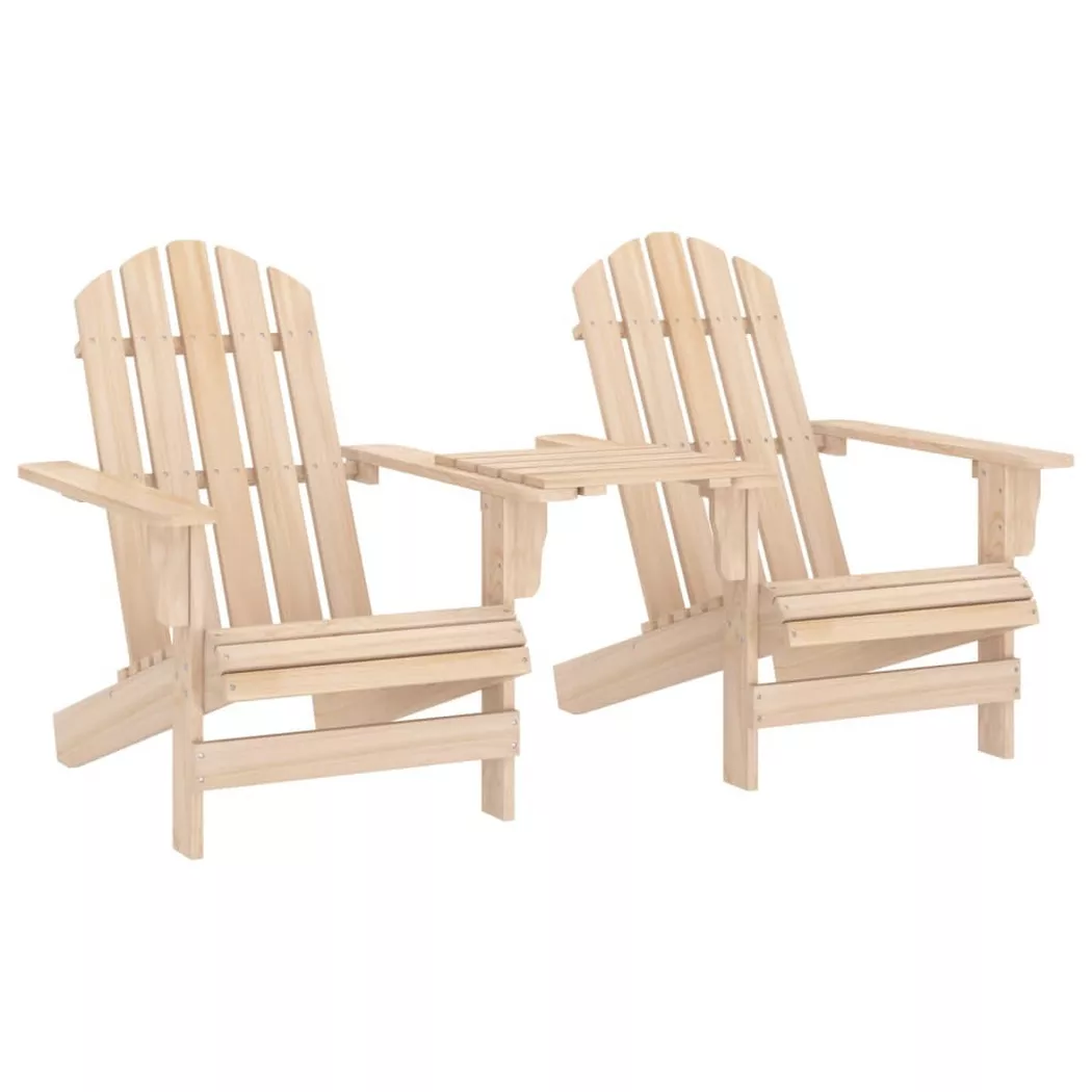 VidaXL - Gartenstuhl holz, One Size, Braun