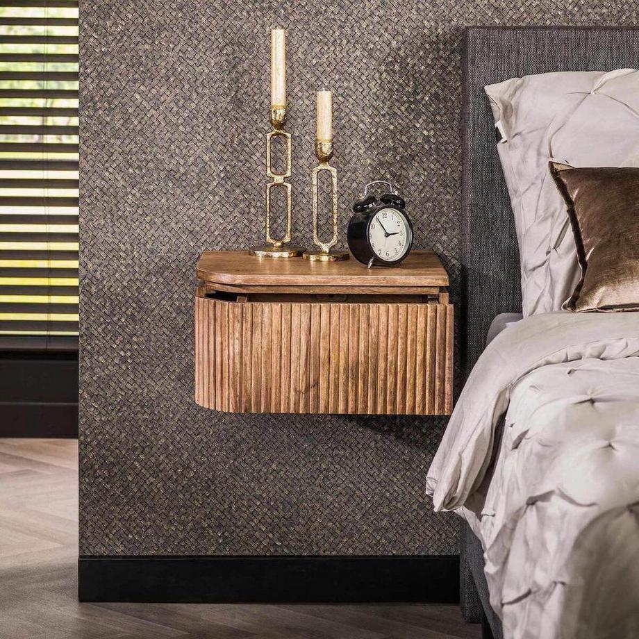 mutoni Table de nuit Wave G/D (lot de 2)  