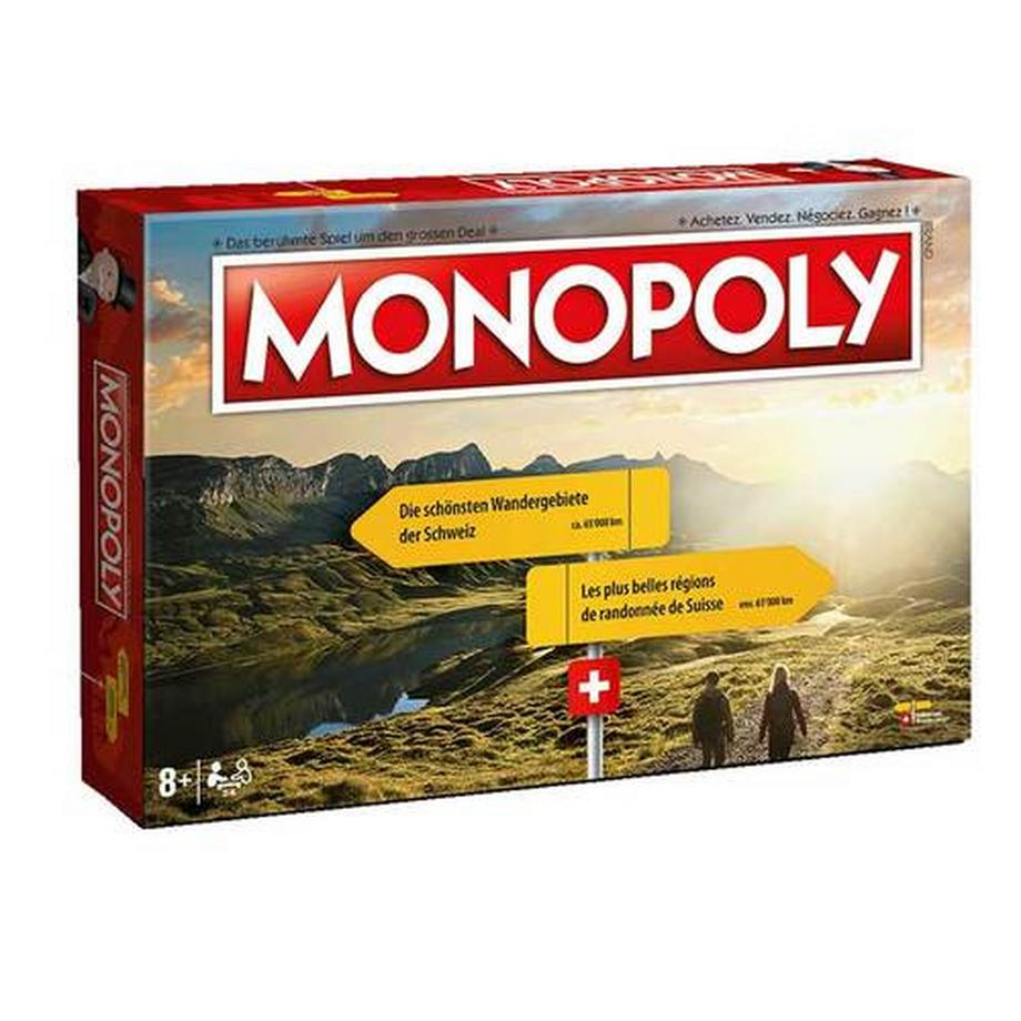 Monopoly Die schönsten Wandergebiete der Schweiz