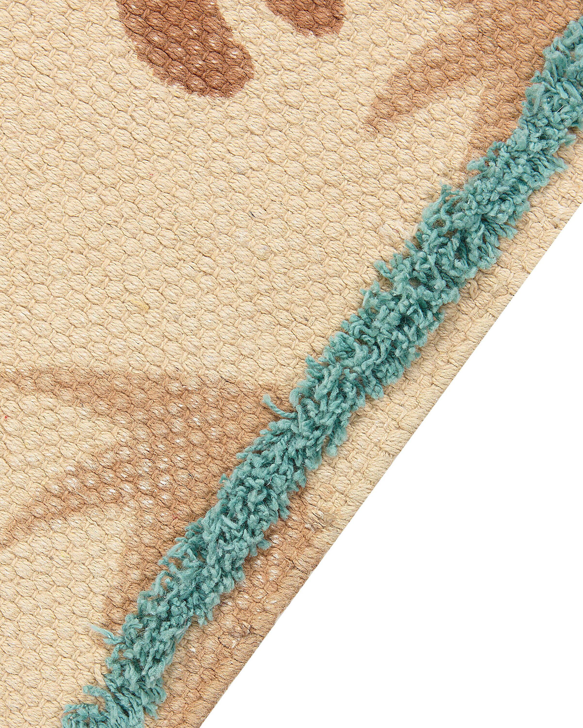 Beliani Tapis enfant en Coton Boho STABAT  