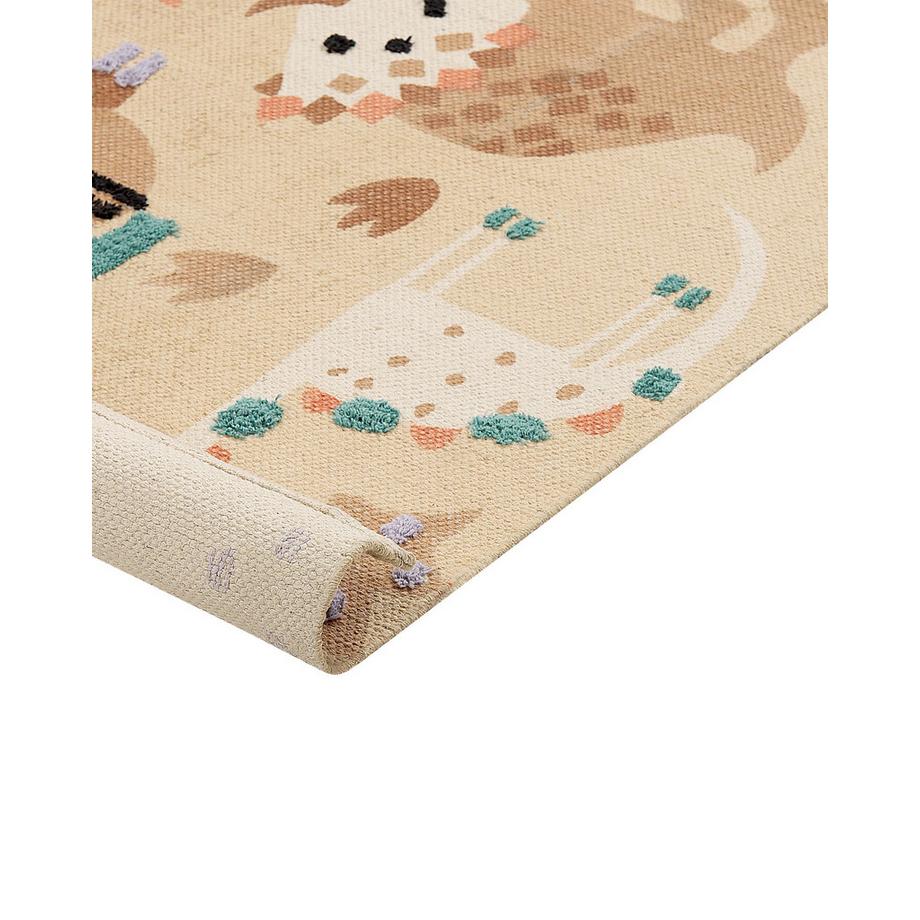 Beliani Tappeto per bambini en Cotone Boho STABAT  