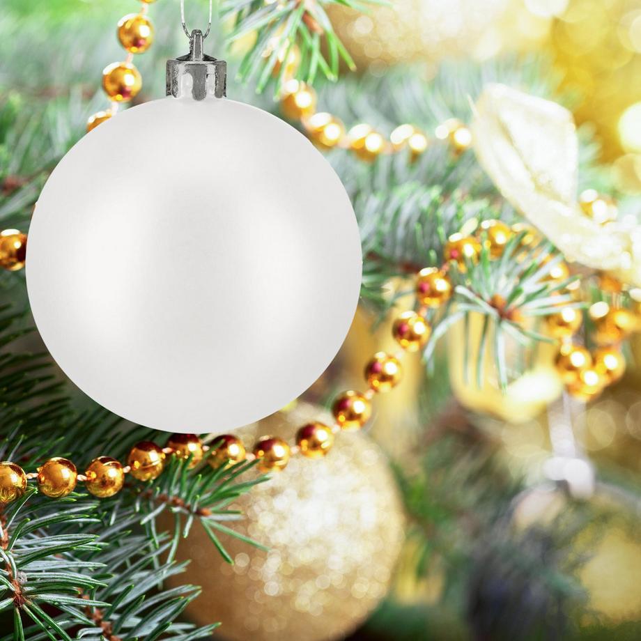 Northix Lot de 50 boules de Noël mates  