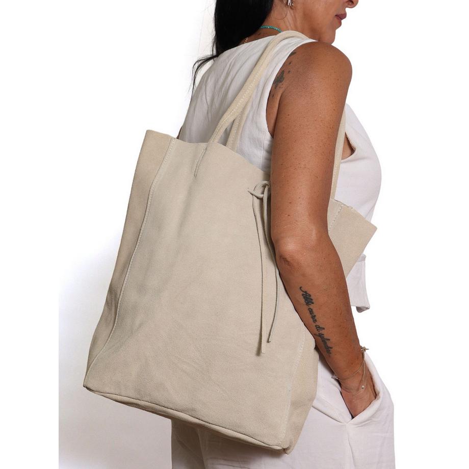 Gave Lux Lumena Prime Borsa a Tracolla in Pelle Scamosciata  