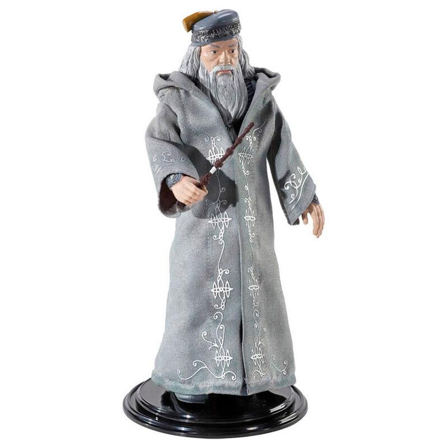 Noble Collection  Harry Potter Dumbledore mit Zauberstab Bendyfigs formbare Figur 19cm 