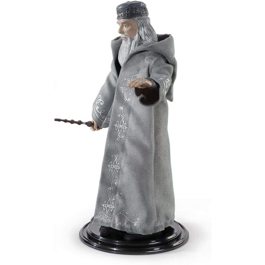Noble Collection  Harry Potter Dumbledore mit Zauberstab Bendyfigs formbare Figur 19cm 