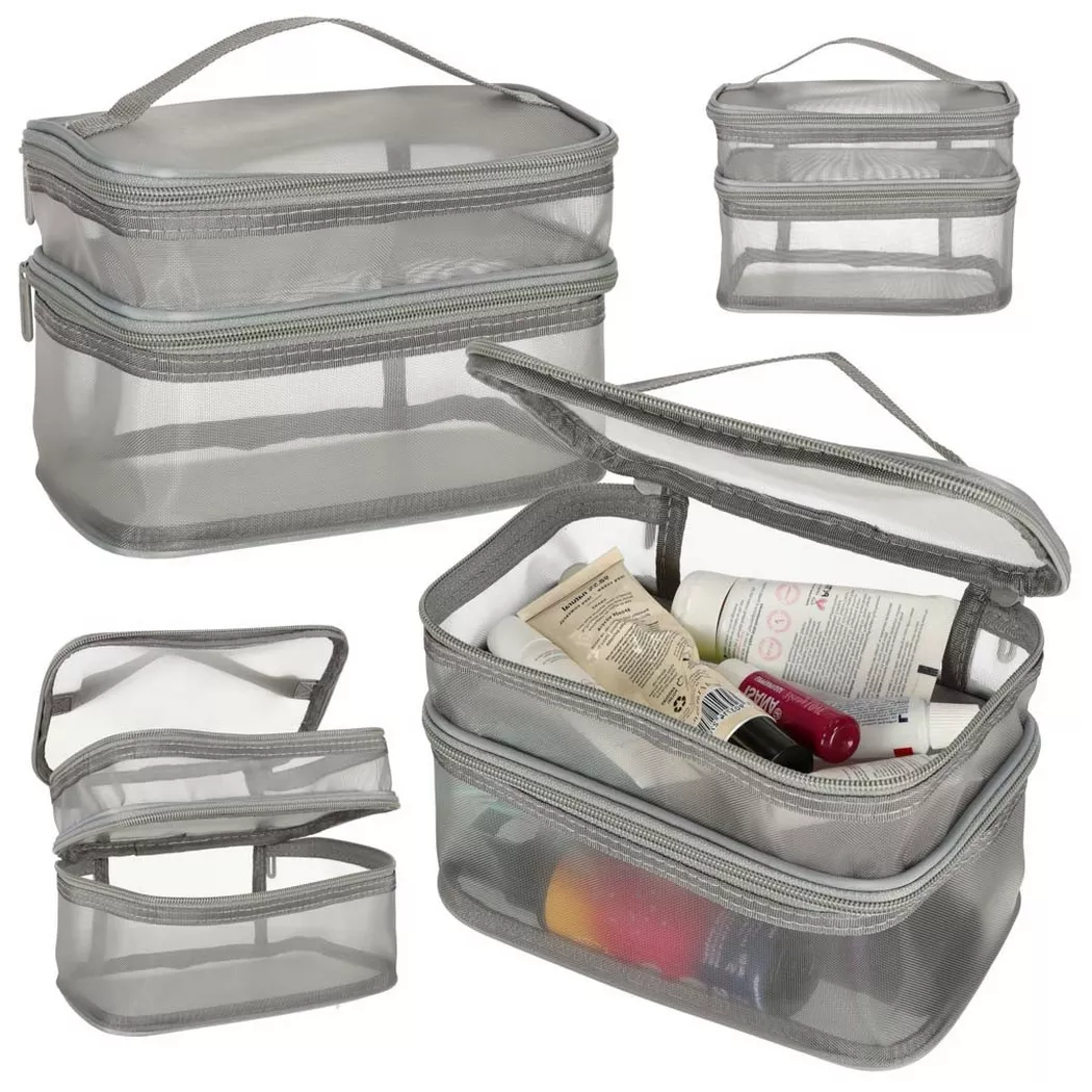 Pricenet - Kosmetik-Reise-Organizer, faltbar, zur Aufbewahrung von Kosmetik-Accessoires,, One Size