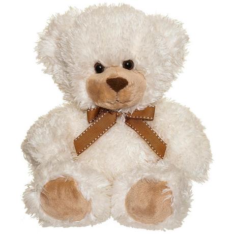 TEDDYKOMPANIET  Teddy Roger mit Halsschleife Creme (26cm) 