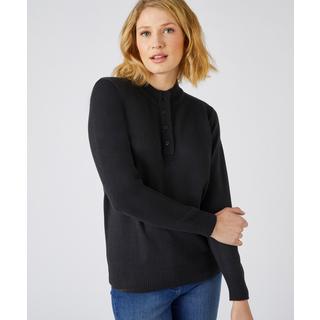 Damart  Pull col montant, maille jersey souple. 