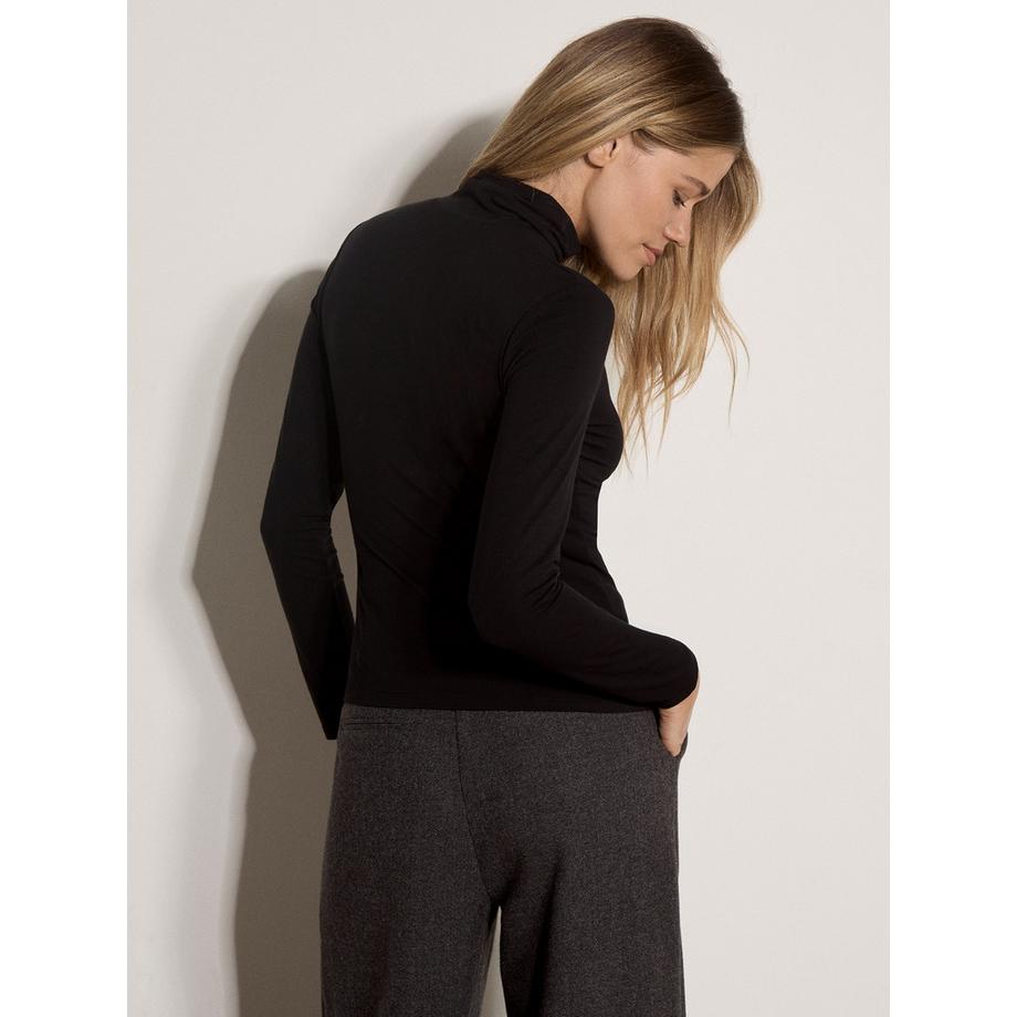 APRICOT Superweiches Jersey-Top mit Rollkragen  