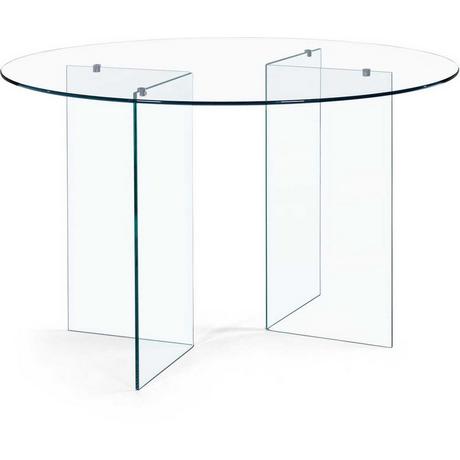 mutoni Table ronde en verre Iride 130x130  