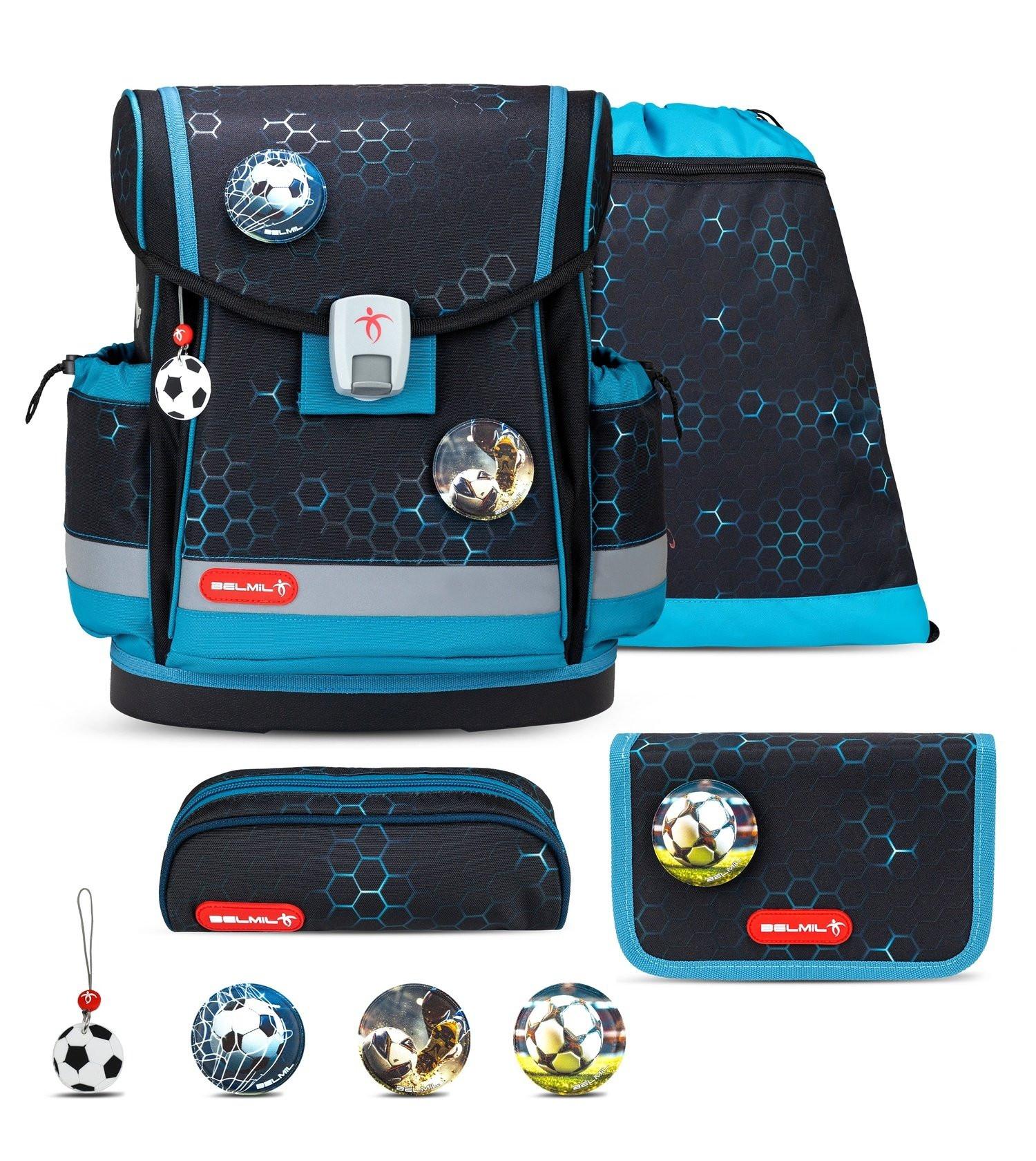 Belmil  CLASSY Plus Schulrucksack-Set Kick the Ball 