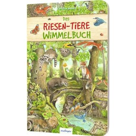 Riesen-Wimmelbuch: Das Riesen-Tiere-Wimmelbuch Henkel, Christine (Illustrationen) Couverture rigide 