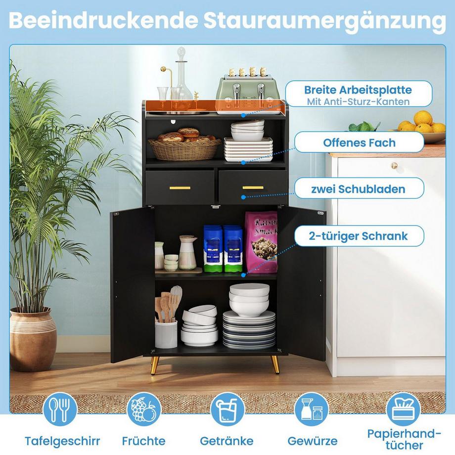 Northix Armoire de cuisine avec étagère réglable  