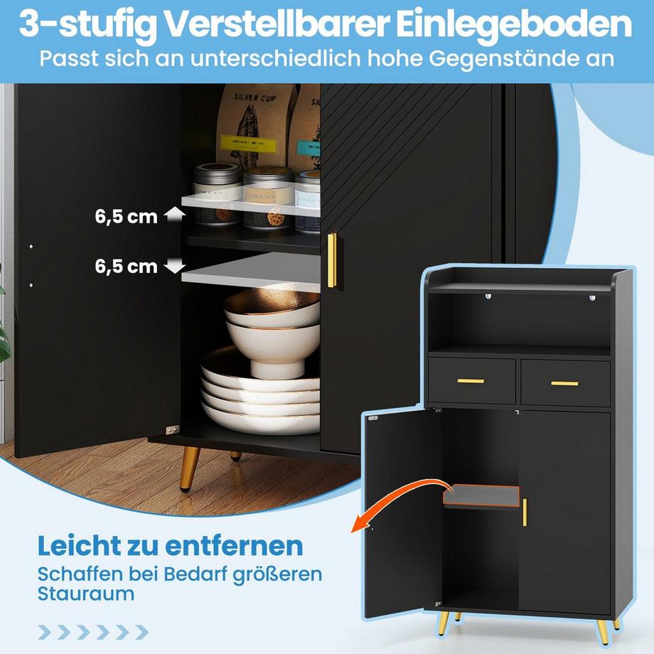Northix Armoire de cuisine avec étagère réglable  