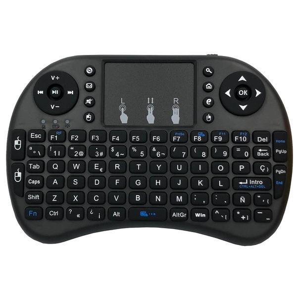 eStore  Mini tastiera wireless - QWERTY (nera) 