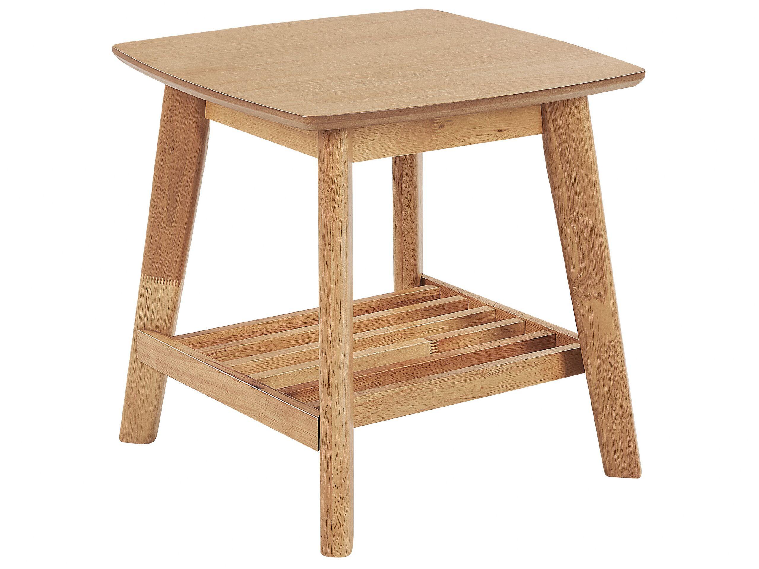 Beliani Table basse en Bois d'hévéa Traditionnel TULARE  