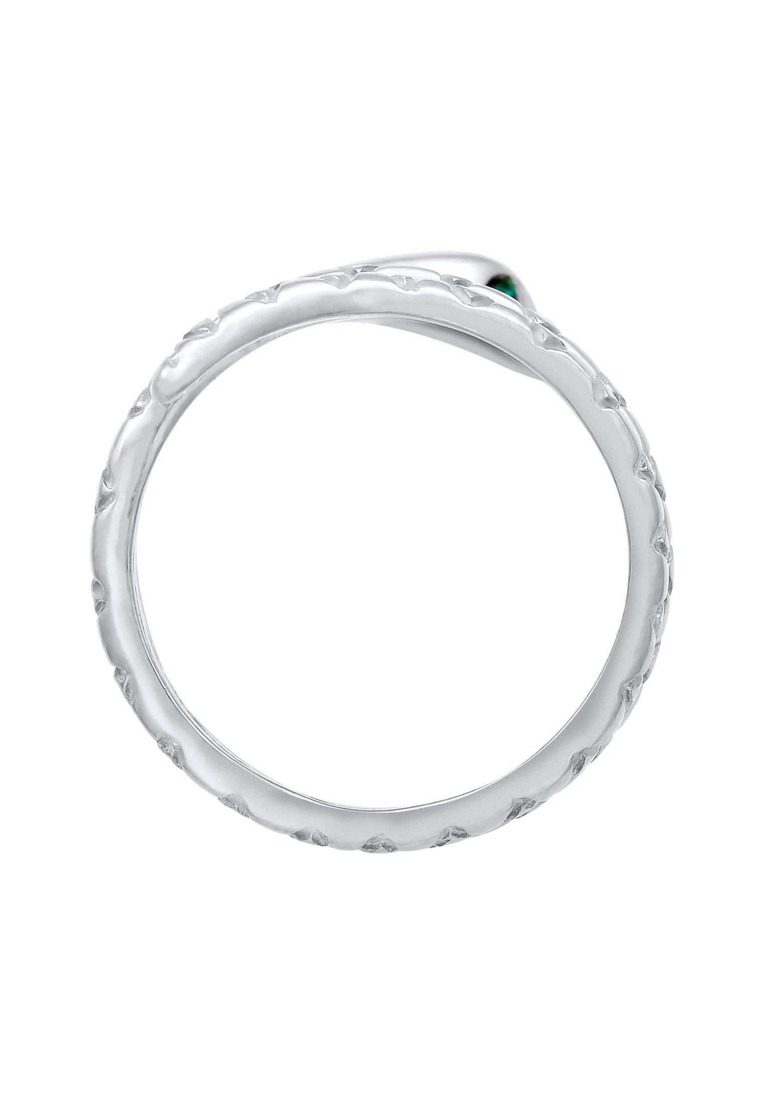 Elli  Ring Schlangen Design Kristall 