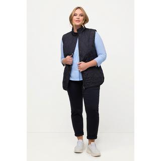 Ulla Popken  Gilet matelassé, coupe slim, col montant 