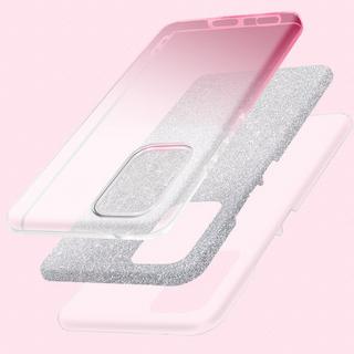 Avizar  Coque Samsung A53 5G Argent et rose 