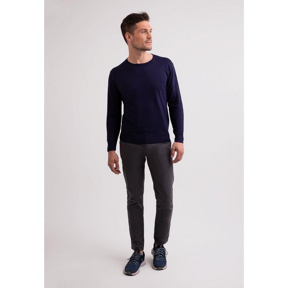 CASH-MERE.CH Kaschmir Rundhals Pullover  