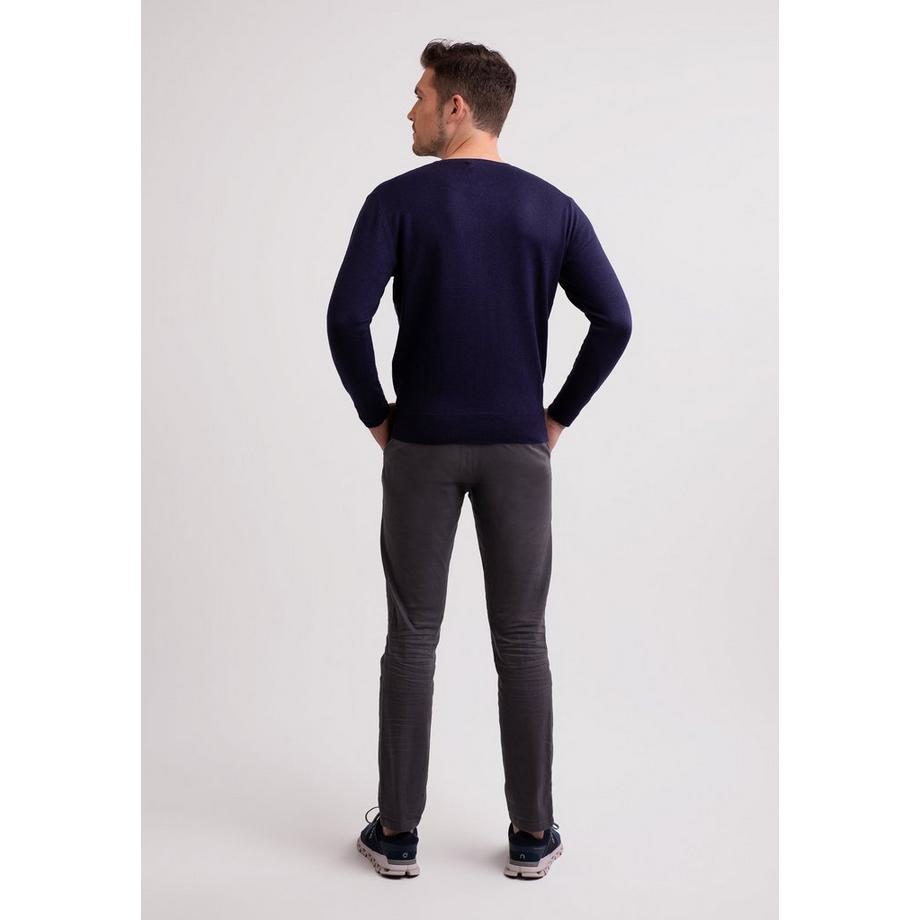 CASH-MERE.CH Kaschmir Rundhals Pullover  